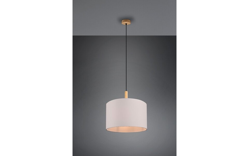 HLW LED LED Hanglamp Hout Trion Kiblon - Mat Bruin, Rond, E27 Fitting, Verstelbaar HLW LED LED Hanglamp Hout Trion Kiblon - Mat Bruin, Rond, E27 Fitting, Verstelbaar