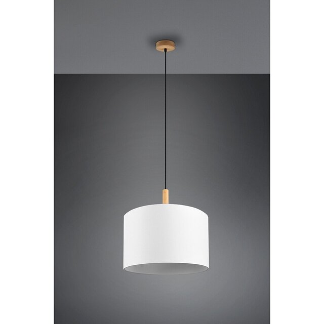 HLW LED LED Hanglamp Hout Trion Kiblon - Mat Bruin, Rond, E27 Fitting, Verstelbaar HLW LED LED Hanglamp Hout Trion Kiblon - Mat Bruin, Rond, E27 Fitting, Verstelbaar