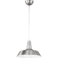 LED Pendant Lamp Trion Wulo - Matte Nickel Aluminum, E27 Fitting