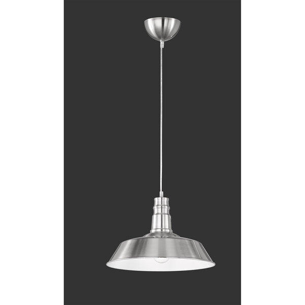 HLW LED LED Hanglamp Trion Wulo - Rond Mat Nikkel Aluminium, E27 Fitting, Modern Design HLW LED LED Hanglamp Trion Wulo - Rond Mat Nikkel Aluminium, E27 Fitting, Modern Design