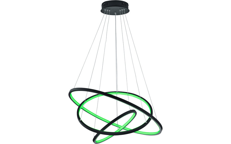 HLW LED LED Pendant Lamp WiZ 80W - Dimmable Smart RGB LED Pendant Lamp with Remote Control