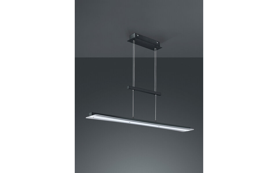 HLW LED LED Pendant Lamp 18W Trion Sena - Matte Black Aluminum with Adjustable Color