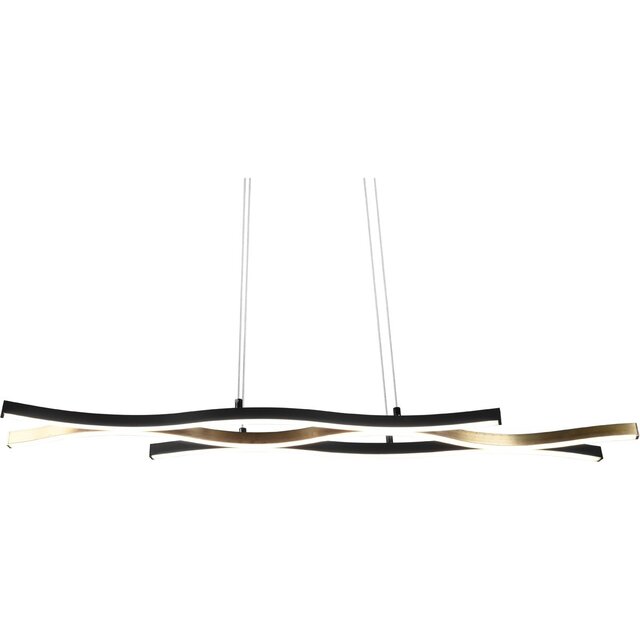 HLW LED Dimbare Gouden LED Hanglamp 35W - Metalen LED Lamp Trion Laz met Aanpasbare Kleur HLW LED Dimbare Gouden LED Hanglamp 35W - Metalen LED Lamp Trion Laz met Aanpasbare Kleur