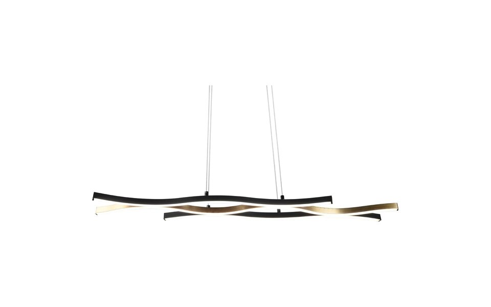 HLW LED Dimbare Gouden LED Hanglamp 35W - Metalen LED Lamp Trion Laz met Aanpasbare Kleur HLW LED Dimbare Gouden LED Hanglamp 35W - Metalen LED Lamp Trion Laz met Aanpasbare Kleur