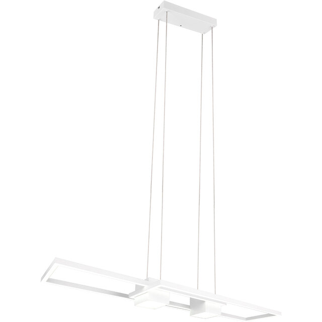 HLW LED Trion Zuru 37W Witte LED Hanglamp - Dimbaar, Aanpasbare Kleur & Aluminium