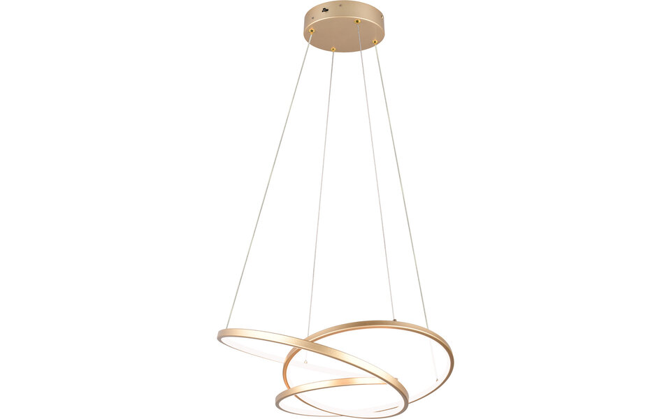 HLW LED LED Pendant Lamp Trion Alvin - Dimmable, Gold, Metal, 34W, Adjustable Color