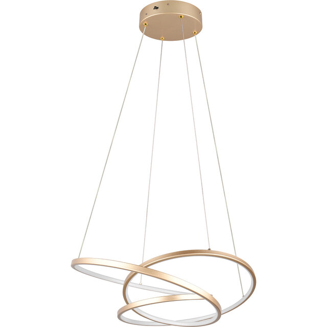 HLW LED LED Pendant Lamp Trion Alvin - Dimmable, Gold, Metal, 34W, Adjustable Color