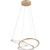 HLW LED LED Pendant Lamp Trion Alvin - Dimmable, Gold, Metal, 34W, Adjustable Color