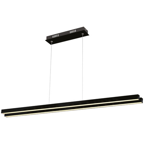 Stijlvolle LED Hanglamp 35W met Neutraal Wit Licht - Zwart & Wit Aluminium Stijlvolle LED Hanglamp 35W met Neutraal Wit Licht - Zwart & Wit Aluminium