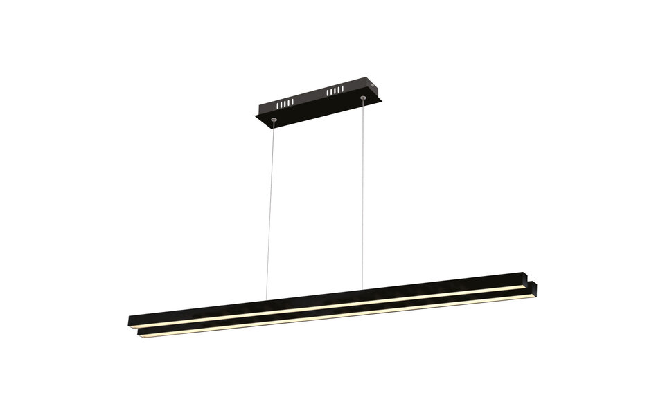 HLW LED Stijlvolle LED Hanglamp 35W met Neutraal Wit Licht - Zwart & Wit Aluminium