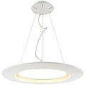 Moderne LED Hanglamp 35W met Natuurlijk Wit Licht - Witte Aluminium Armatuur