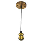 HLW LED Industriële LED Hanglamp Rond in Elegant Mat Goud Aluminium met E27