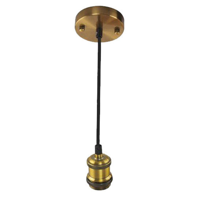 LED Hanglamp Industrieel Rond Mat Goud Aluminium E27 Verlichting per ruimte