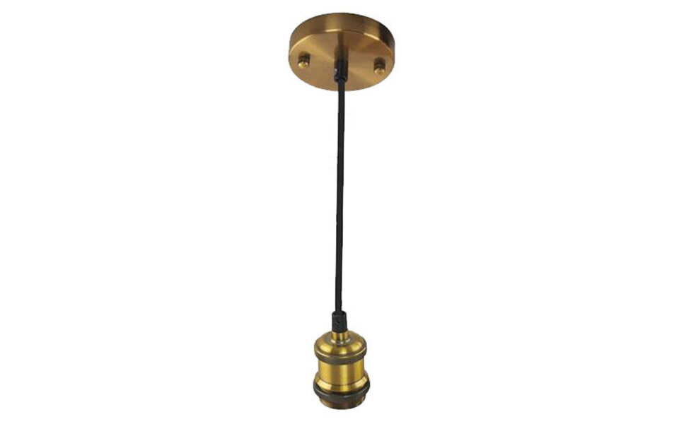 HLW LED Industriële LED Hanglamp Rond in Elegant Mat Goud Aluminium met E27