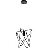 Industrial LED Pendant Lamp Kapi - Matte Black Aluminum, E27