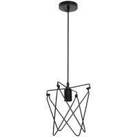 Industriële LED Hanglamp Kapi - Mat Zwart Aluminium, E27 Industriële LED Hanglamp Kapi - Mat Zwart Aluminium, E27