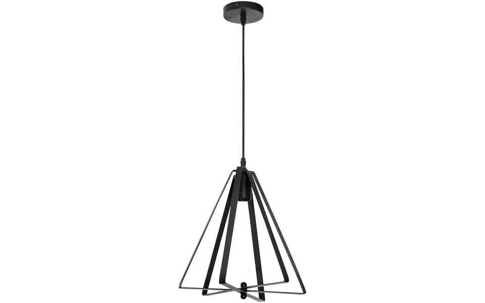 HLW LED Industriële LED Hanglamp Maxi - Ronde Zwarte Aluminium Hangverlichting E27