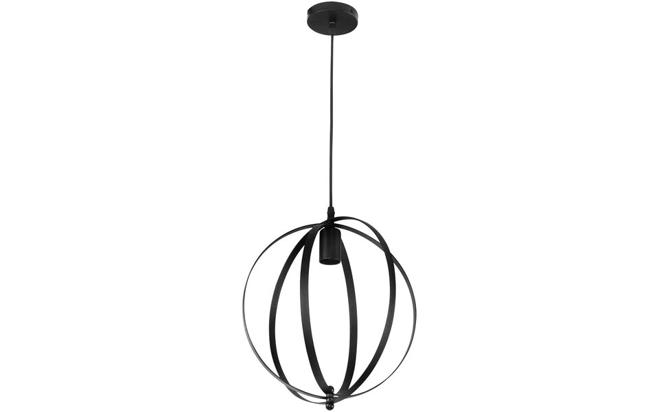 HLW LED Industriële LED Hanglamp - Ronde Zwarte LED Lamp van Mat Aluminium, E27 Fitting HLW LED Industriële LED Hanglamp - Ronde Zwarte LED Lamp van Mat Aluminium, E27 Fitting