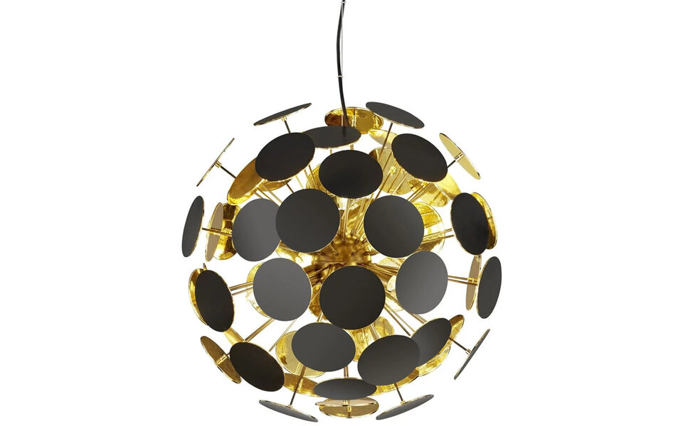 HLW LED LED Pendant Lamp Trion Discon - Matte Black, 6-light, E14 Fitting, Aluminum