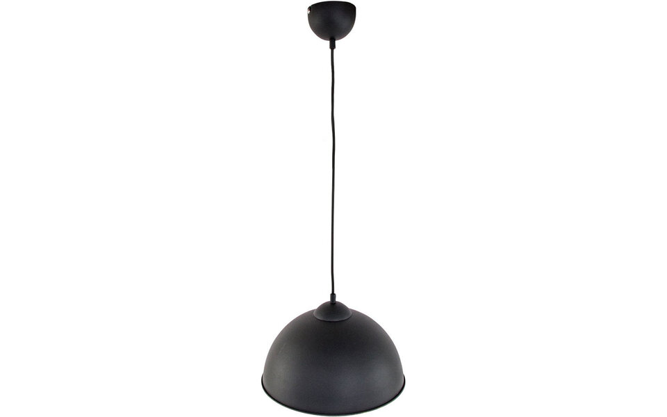 HLW LED Black LED Pendant Lamp Trion Jin - Round, Matte Black, E27 Fitting, Aluminum