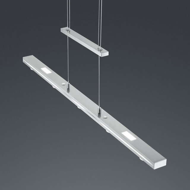 HLW LED LED Hanglamp Trion Lacy 21W - Dimbaar, Aanpasbare Kleur, Mat Nikkel