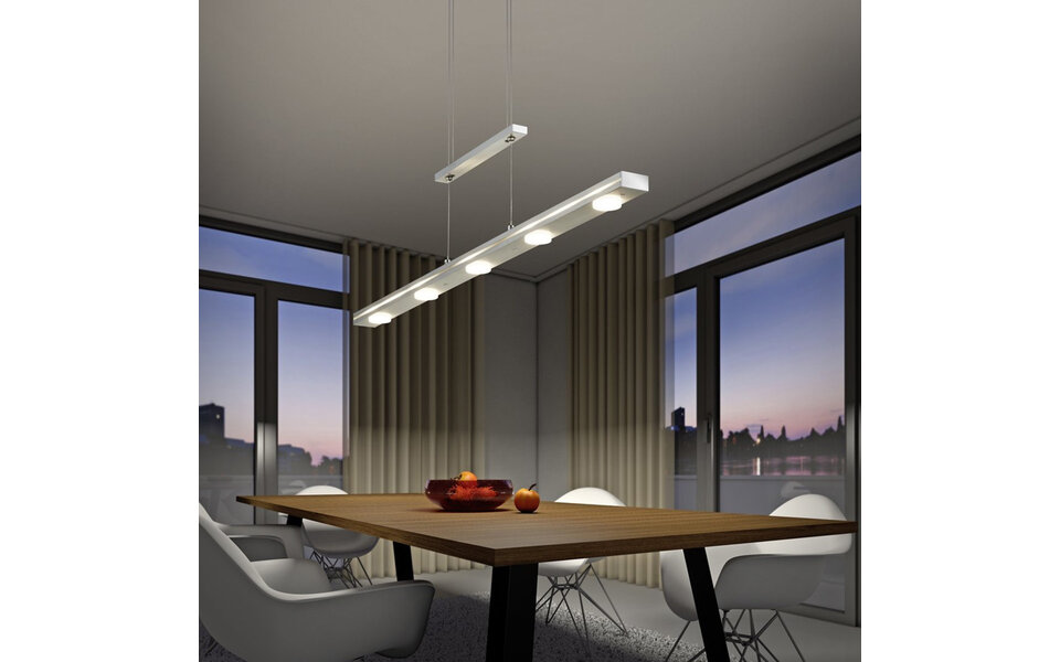 HLW LED LED Pendant Lamp Trion Lacy 21W - Dimmable, Adjustable Color, Matte Nickel HLW LED LED Pendant Lamp Trion Lacy 21W - Dimmable, Adjustable Color, Matte Nickel