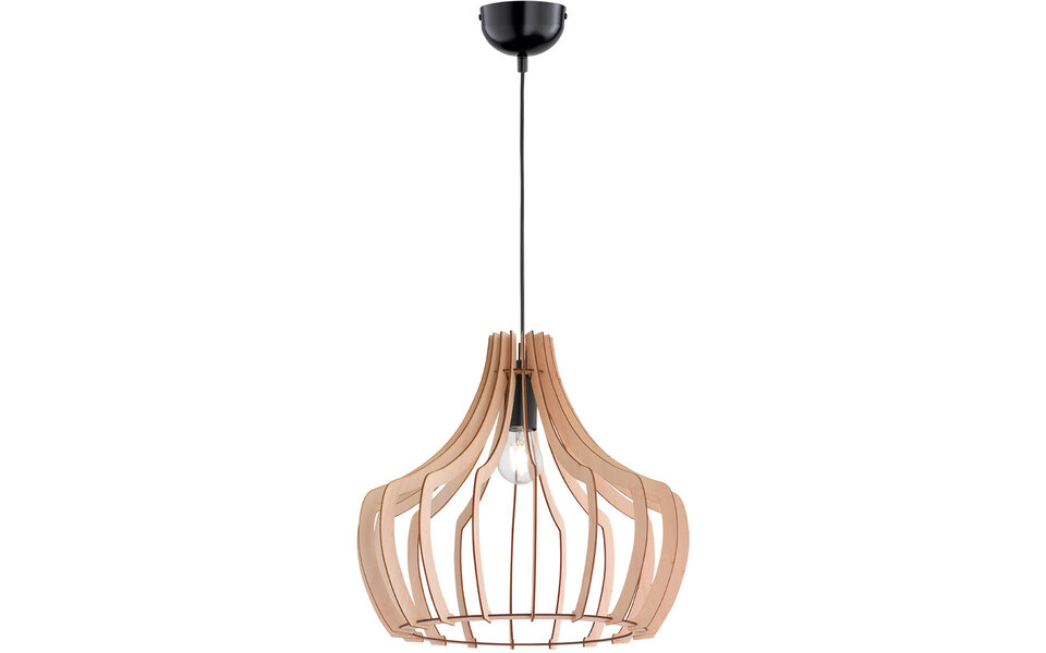 HLW LED LED Pendant Lamp Wood Trion Wody - Adjustable E27 LED Lamp, Matte Light Brown HLW LED LED Pendant Lamp Wood Trion Wody - Adjustable E27 LED Lamp, Matte Light Brown