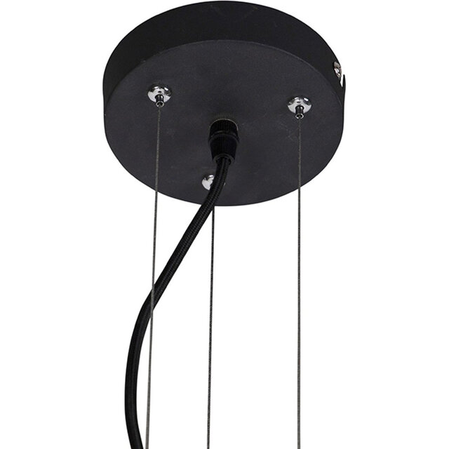 HLW LED Black LED Pendant Lamp Trion Barnon - 4-light, Matte Aluminum, E27 fitting HLW LED Black LED Pendant Lamp Trion Barnon - 4-light, Matte Aluminum, E27 fitting
