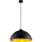 HLW LED Black LED Pendant Lamp Trion Romy - Stylish LED lamp with E27 fitting
