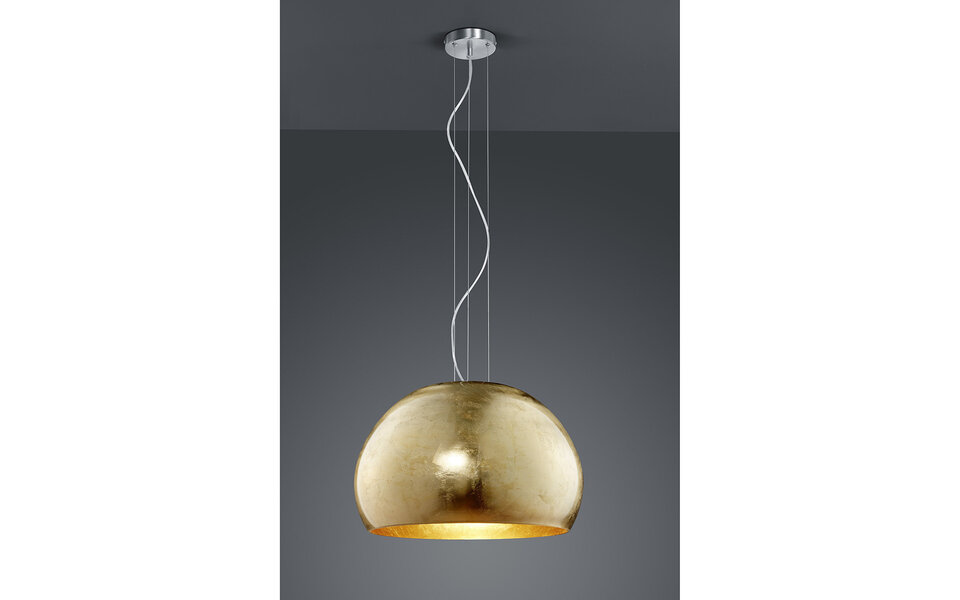 HLW LED Gold LED Pendant Lamp Matte Gold - Elegant LED Lamp with E27 Socket