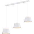 Witte LED Hanglamp Trion Barnaness - 6-lichts, Mat Wit Aluminium, E14