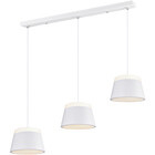 HLW LED White LED Pendant Lamp Trion Barnaness - 6 Lights, Matte White Aluminum, E14