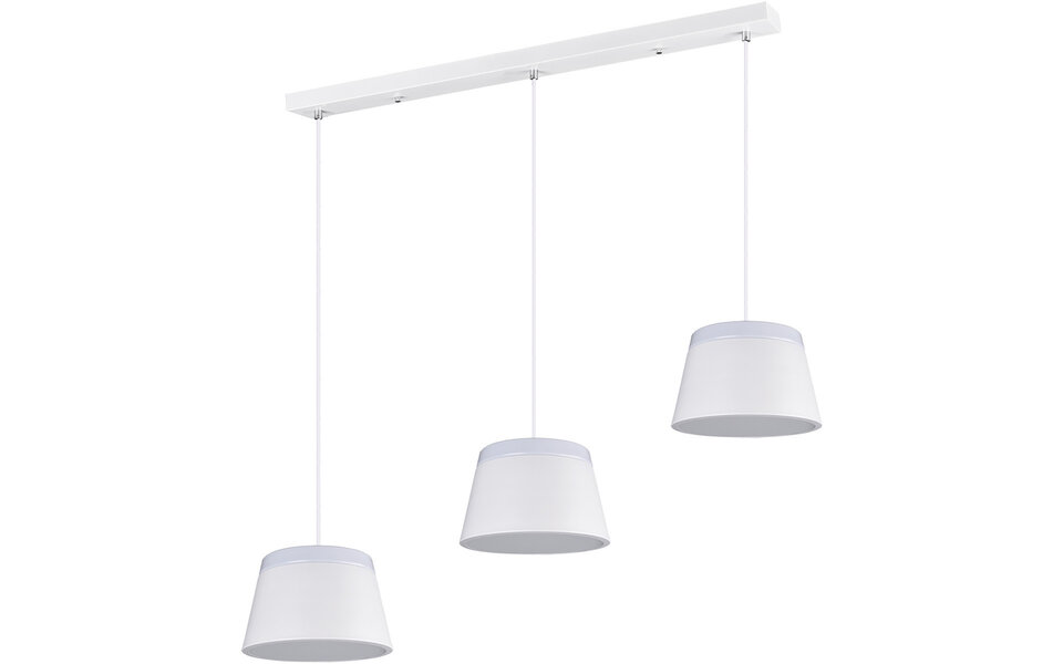 HLW LED White LED Pendant Lamp Trion Barnaness - 6 Lights, Matte White Aluminum, E14