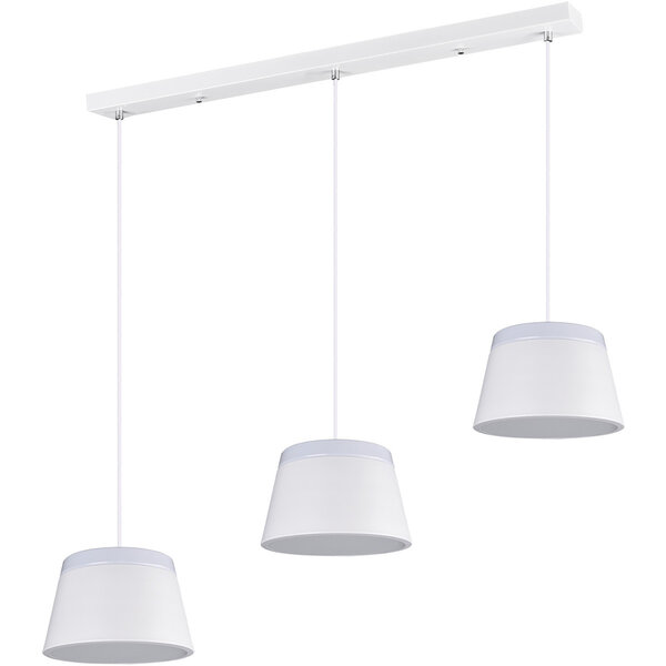 HLW LED Witte LED Hanglamp Trion Barnaness - 6-lichts, Mat Wit Aluminium, E14 HLW LED Witte LED Hanglamp Trion Barnaness - 6-lichts, Mat Wit Aluminium, E14