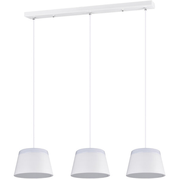 HLW LED Witte LED Hanglamp Trion Barnaness - 6-lichts, Mat Wit Aluminium, E14 HLW LED Witte LED Hanglamp Trion Barnaness - 6-lichts, Mat Wit Aluminium, E14