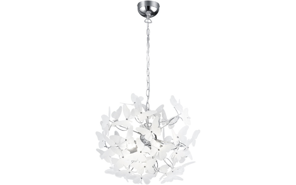 HLW LED LED Pendant Lamp Trion Baduli - 4-light LED lamp with G9 fitting and gloss chrome