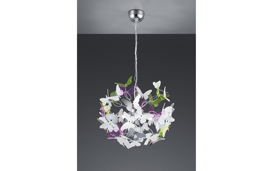 HLW LED LED Hanglamp Trion Baduli - 4-lichts LED lamp met G9 fitting en glans chroom HLW LED LED Hanglamp Trion Baduli - 4-lichts LED lamp met G9 fitting en glans chroom