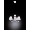 witte moderne LED hanglamp met drie lichtpunten en E14 fitting, 28W vermogen witte moderne LED hanglamp met drie lichtpunten en E14 fitting, 28W vermogen