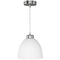 LED Pendant Lamp Trion Dolina - Round matte chrome design with E27 fitting LED Pendant Lamp Trion Dolina - Round matte chrome design with E27 fitting