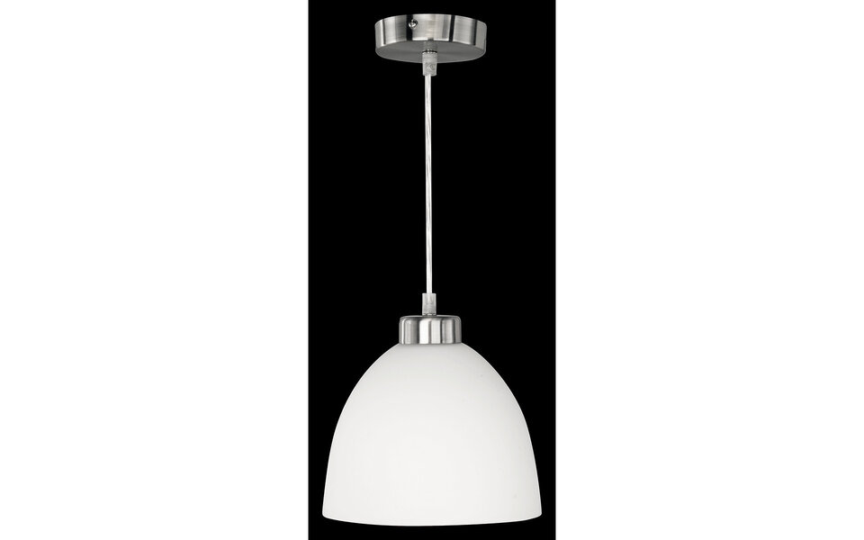 HLW LED LED Hanglamp Trion Dolina - Rond mat chromen design met E27 fitting