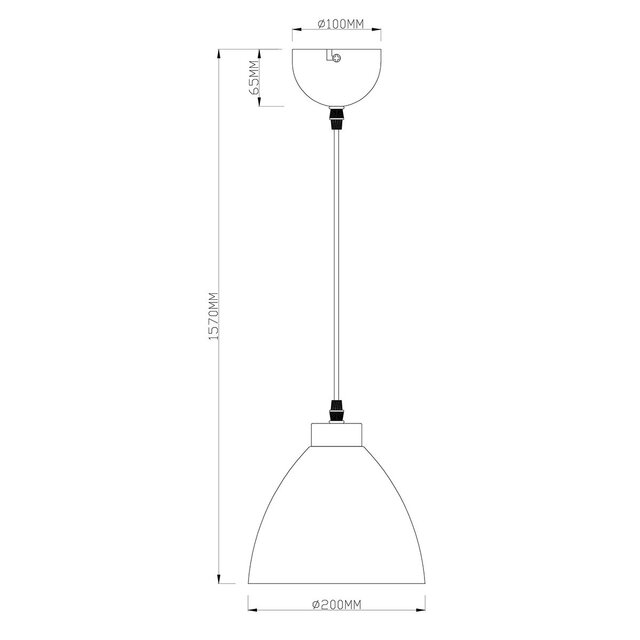 HLW LED LED Hanglamp Trion Dolina - Rond mat chromen design met E27 fitting