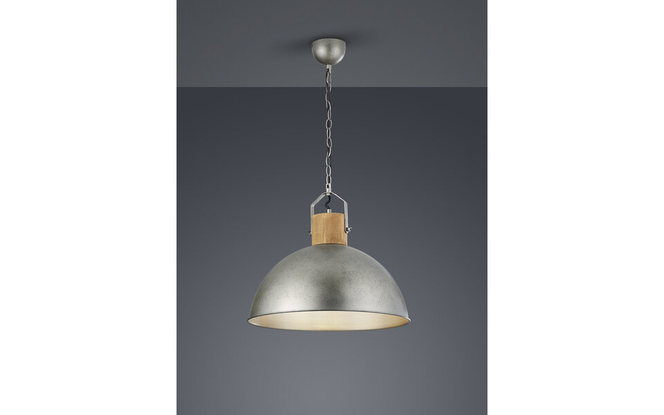 HLW LED LED Hanglamp Trion Delvira - Rond Aluminium, Antiek Nikkel, E27 Fitting HLW LED LED Hanglamp Trion Delvira - Rond Aluminium, Antiek Nikkel, E27 Fitting