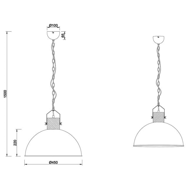 HLW LED LED Hanglamp Trion Delvira - Rond Aluminium, Antiek Nikkel, E27 Fitting HLW LED LED Hanglamp Trion Delvira - Rond Aluminium, Antiek Nikkel, E27 Fitting