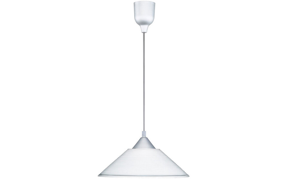 HLW LED Stoffen LED Hanglamp Trion Dikon - Witte LED Hanglamp met E27 Fitting, Rond Design HLW LED Stoffen LED Hanglamp Trion Dikon - Witte LED Hanglamp met E27 Fitting, Rond Design