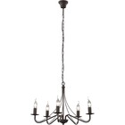 HLW LED LED Chandelier Trion Kantra - 5-light E14 Rust-colored Aluminum