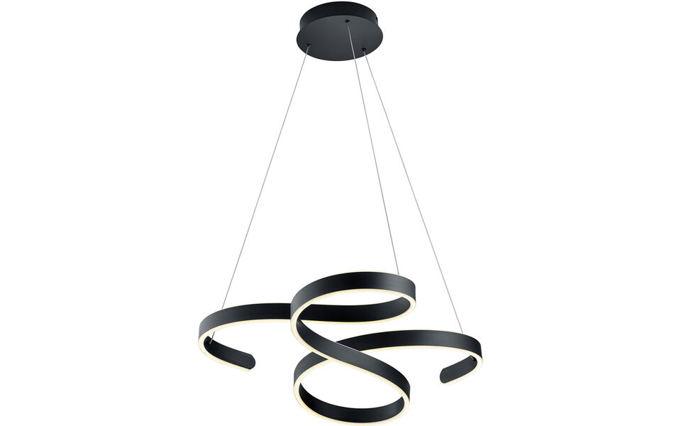 HLW LED White Dimmable LED Pendant Lamp 52W - Warm White 3000K - Matt Anthracite Aluminum HLW LED White Dimmable LED Pendant Lamp 52W - Warm White 3000K - Matt Anthracite Aluminum