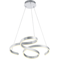 Dimbare LED Hanglamp 52W - Warm Wit - Mat Grijs Aluminium Dimbare LED Hanglamp 52W - Warm Wit - Mat Grijs Aluminium