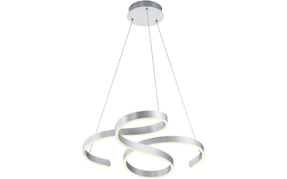 HLW LED LED Pendant Lamp 52W - Dimmable, Warm White LED Pendant Lamp in Matte Gray Aluminum