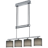 LED Hanglamp Trion Gorino - Grijze 4-lichts LED Lamp LED Hanglamp Trion Gorino - Grijze 4-lichts LED Lamp