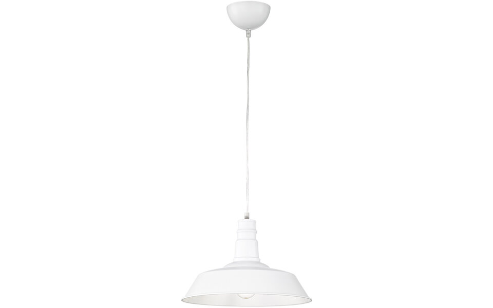 HLW LED White LED Pendant Lamp Trion Wulo - Round Aluminum, E27 Fitting, Matte White HLW LED White LED Pendant Lamp Trion Wulo - Round Aluminum, E27 Fitting, Matte White
